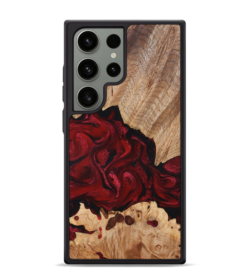 Galaxy S24 Ultra Wood Phone Case - Kathryn (Red, 827413)