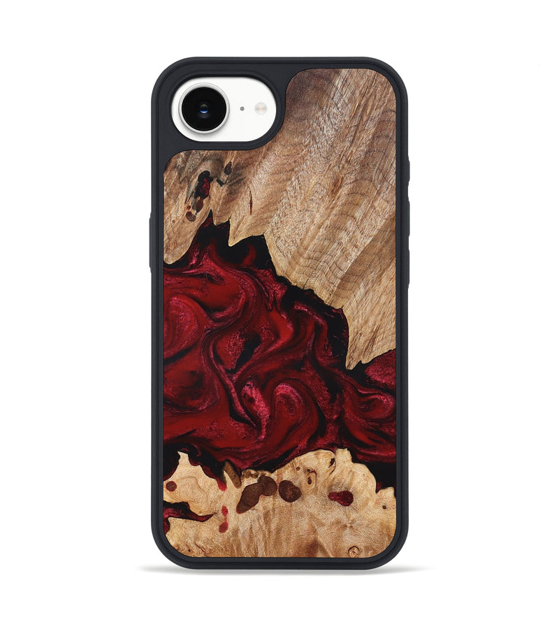 iPhone 17e Wood Phone Case - Kathryn (Red, 827413)