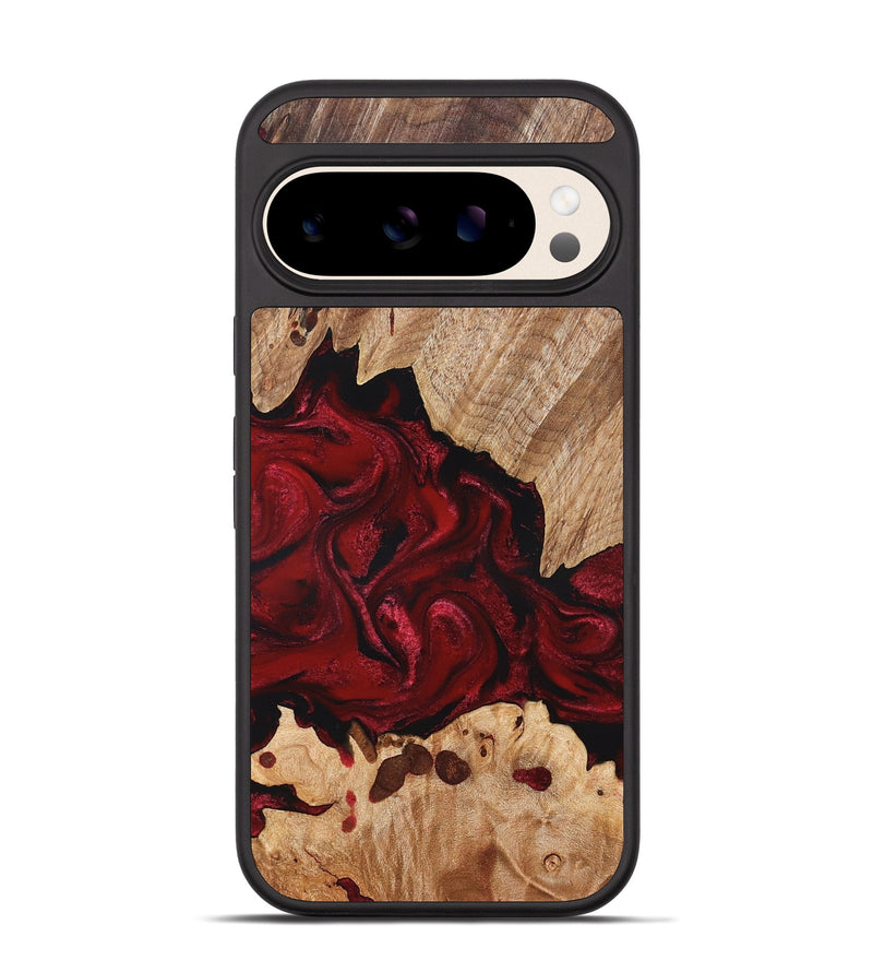 Pixel 10 Wood Phone Case - Kathryn (Red, 827413)