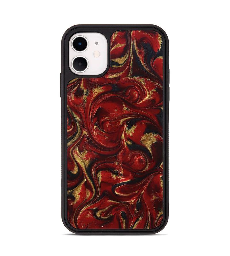 iPhone 11 ResinArt Phone Case - Niko (Red, 827415)