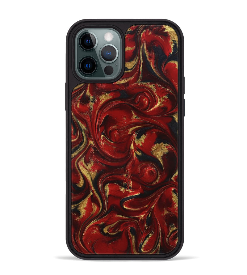 iPhone 12 Pro Max ResinArt Phone Case - Niko (Red, 827415)