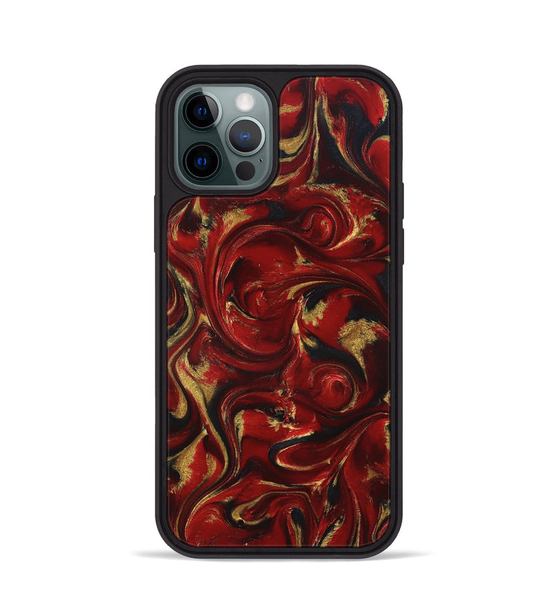 iPhone 12 Pro ResinArt Phone Case - Niko (Red, 827415)