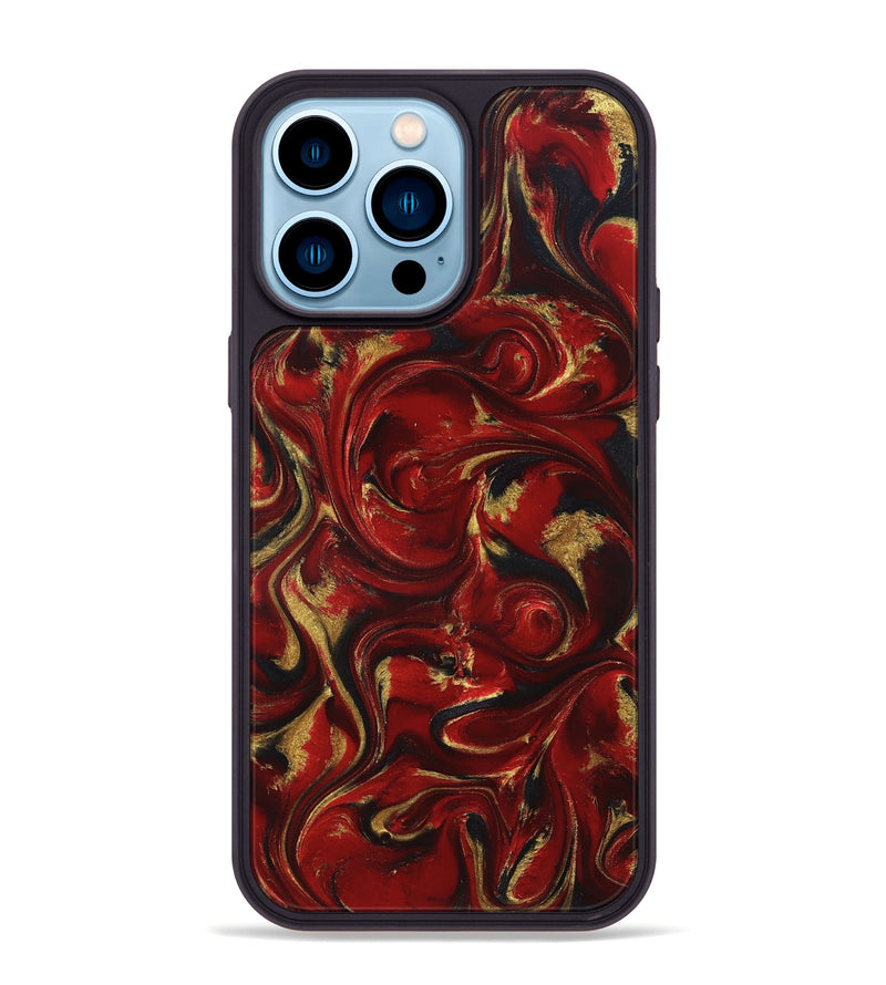 iPhone 14 Pro Max ResinArt Phone Case - Niko (Red, 827415)