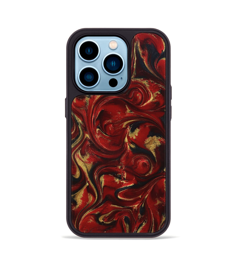 iPhone 14 Pro ResinArt Phone Case - Niko (Red, 827415)