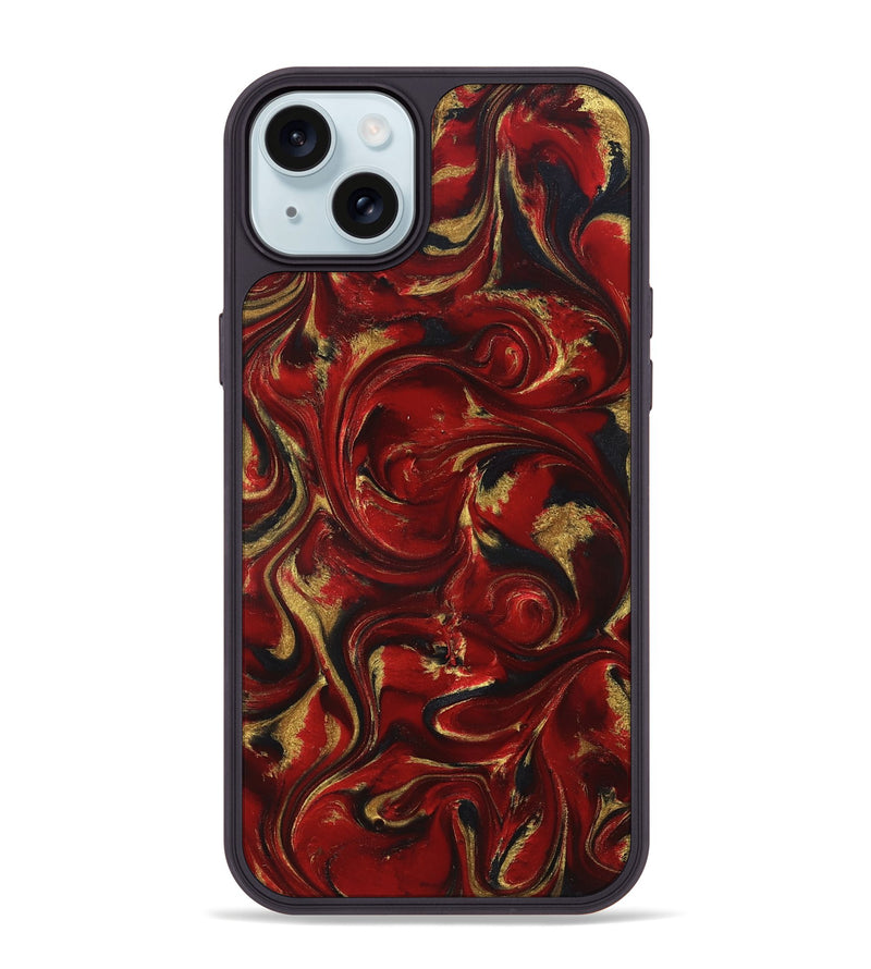 iPhone 15 Plus ResinArt Phone Case - Niko (Red, 827415)