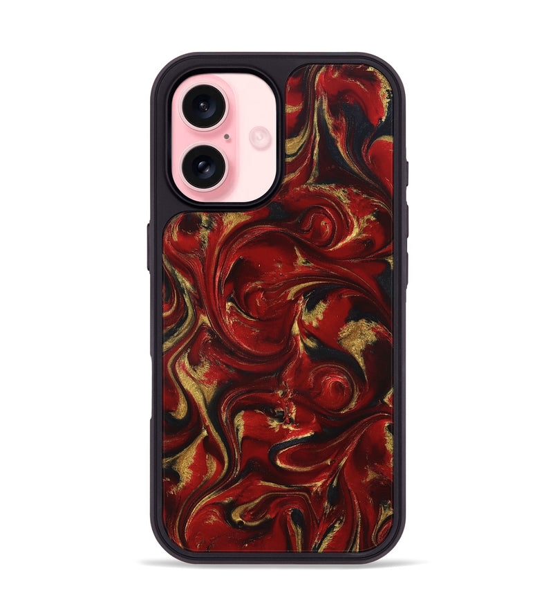 iPhone 16 ResinArt Phone Case - Niko (Red, 827415)