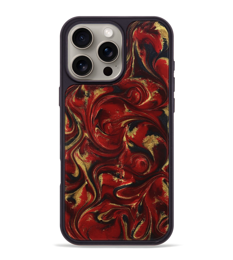 iPhone 16 Pro Max ResinArt Phone Case - Niko (Red, 827415)
