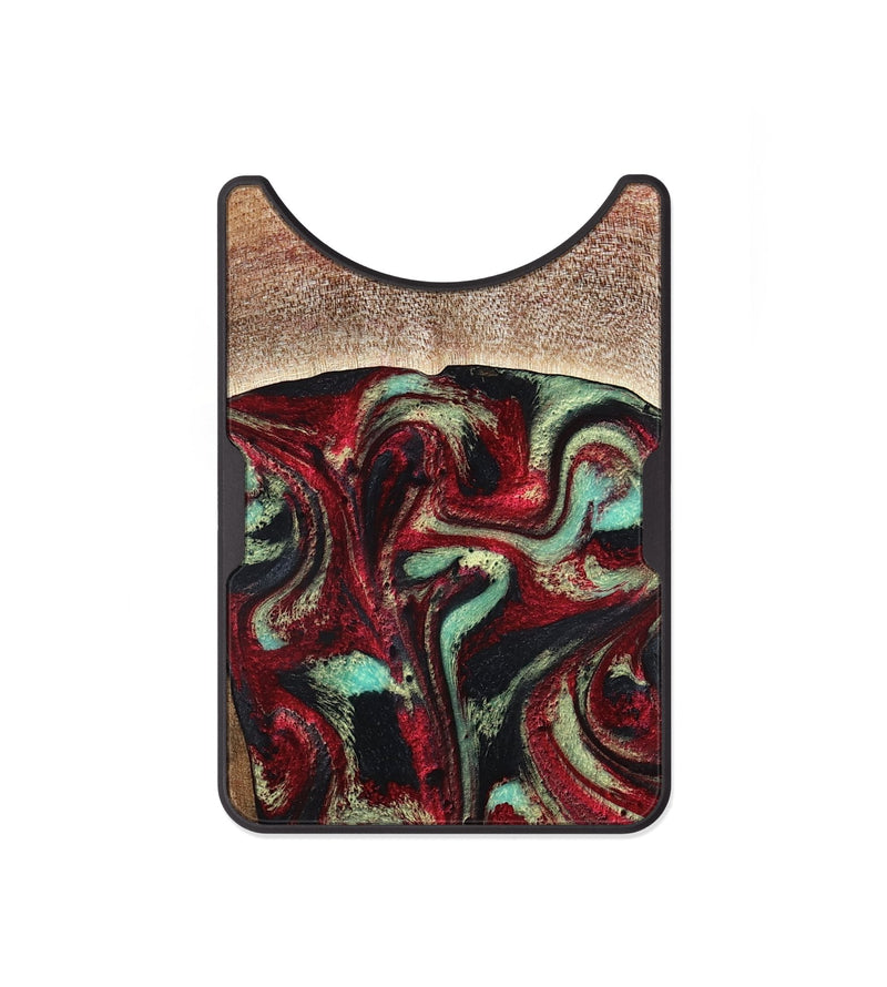 Alloy Wood Wallet - Lavonne (Red, 827417)