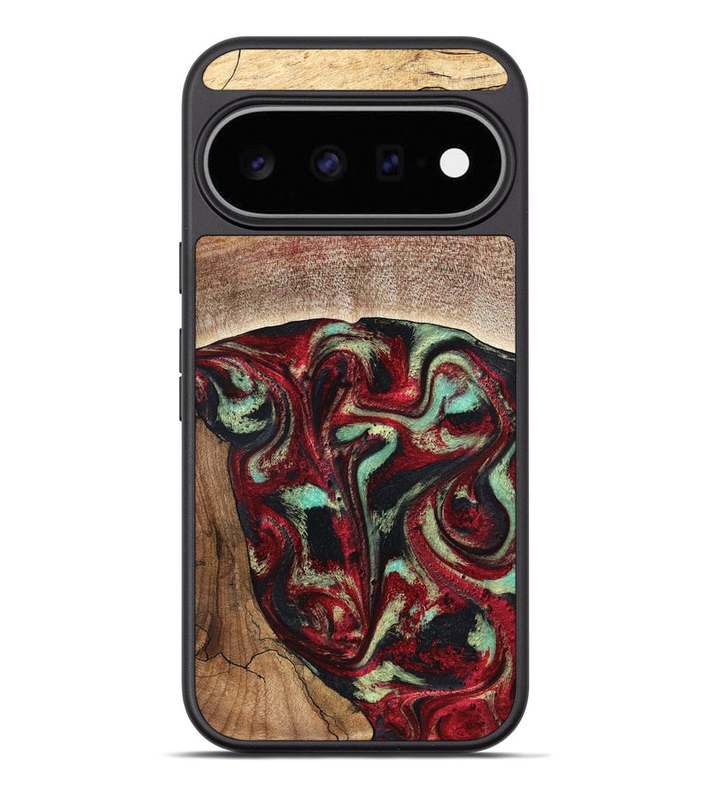 Pixel 11 Pro XL Wood Phone Case - Lavonne (Red, 827417)