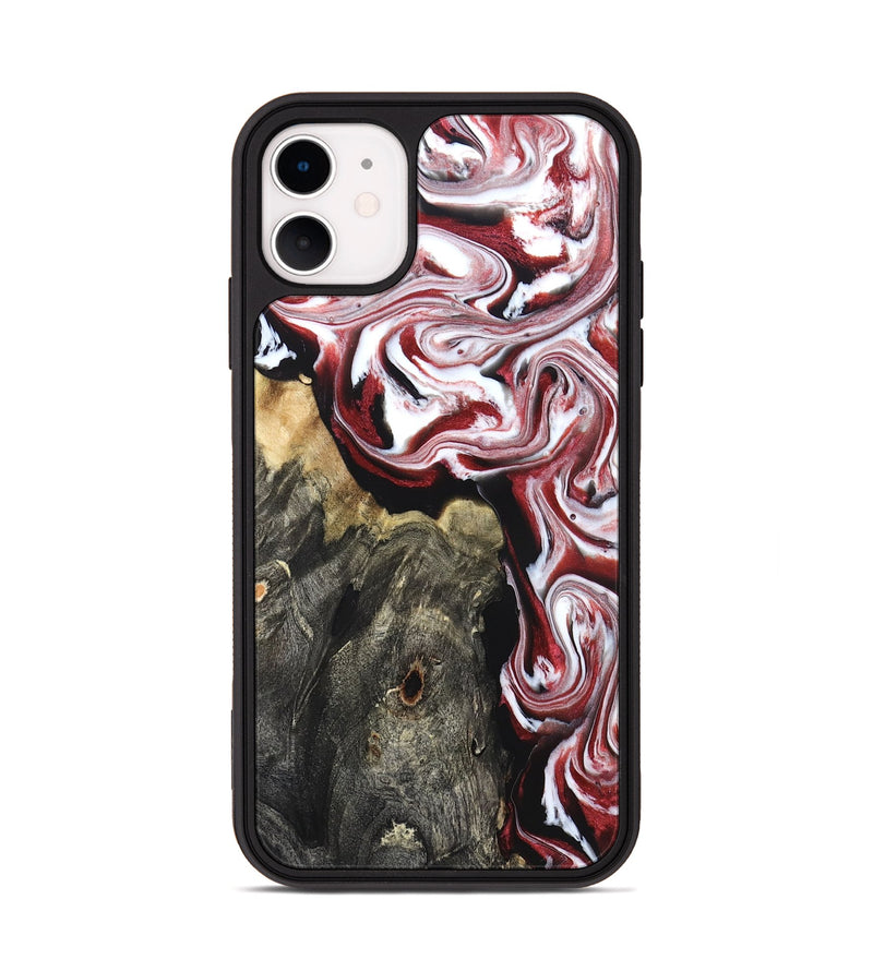 iPhone 11 Wood Phone Case - Ruben (Red, 827419)