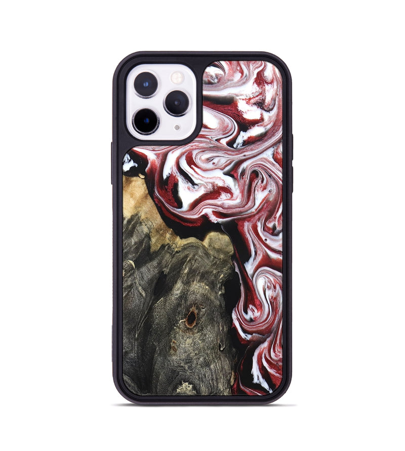iPhone 11 Pro Wood Phone Case - Ruben (Red, 827419)