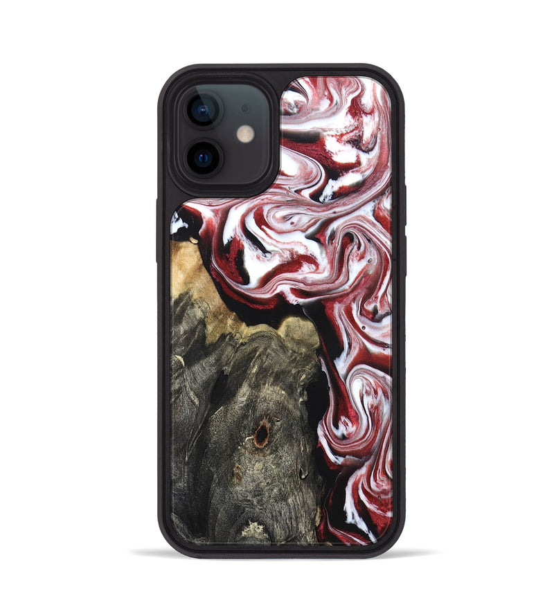 iPhone 12 Wood Phone Case - Ruben (Red, 827419)