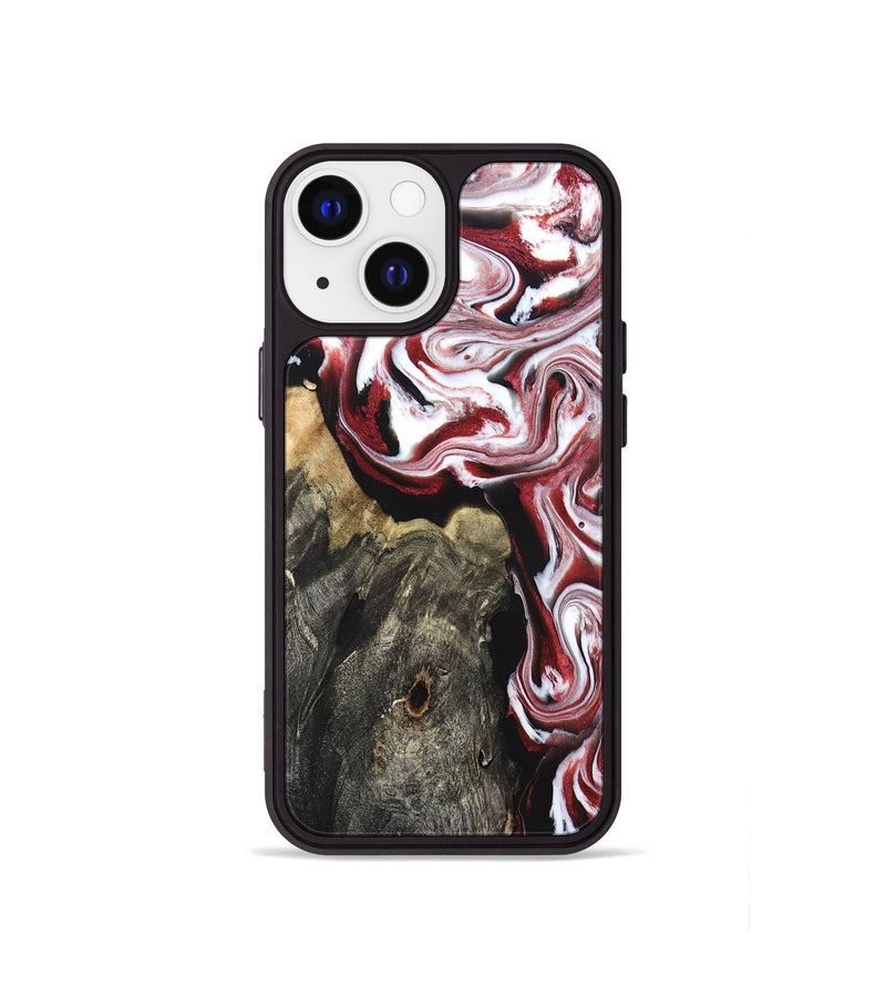 iPhone 13 mini Wood Phone Case - Ruben (Red, 827419)