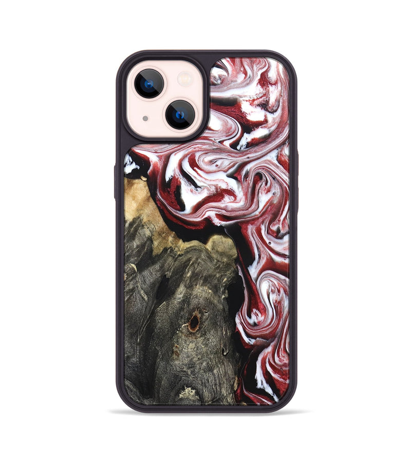 iPhone 14 Wood Phone Case - Ruben (Red, 827419)