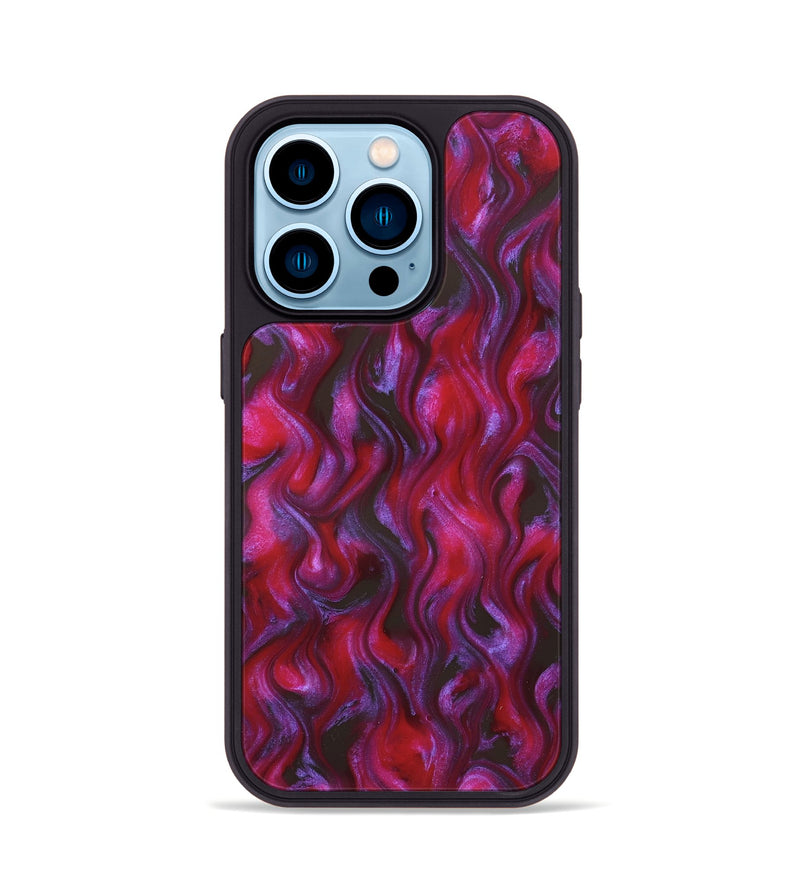 iPhone 14 Pro ResinArt Phone Case - Natalie (Fire & Ice, 827420)