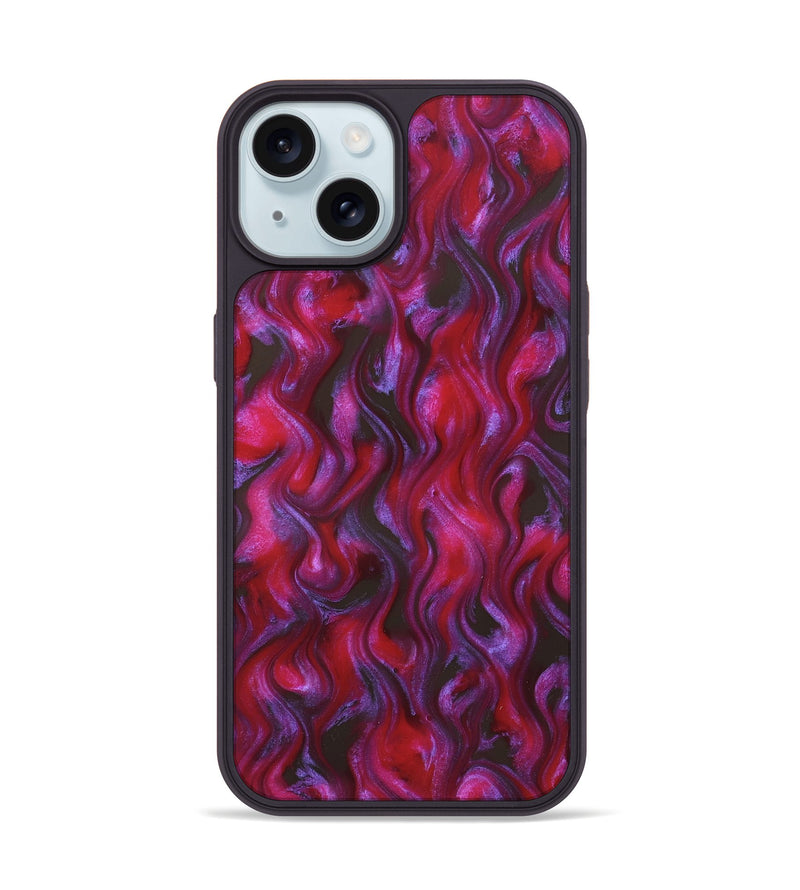 iPhone 15 ResinArt Phone Case - Natalie (Fire & Ice, 827420)