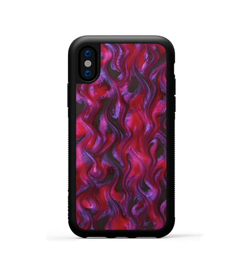 iPhone Xs ResinArt Phone Case - Natalie (Fire & Ice, 827420)