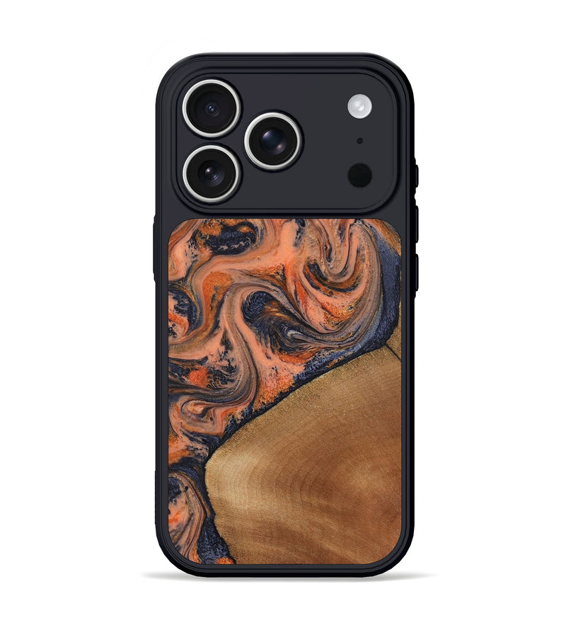 iPhone 17 Pro Wood Phone Case - Jailene (Red, 827421)