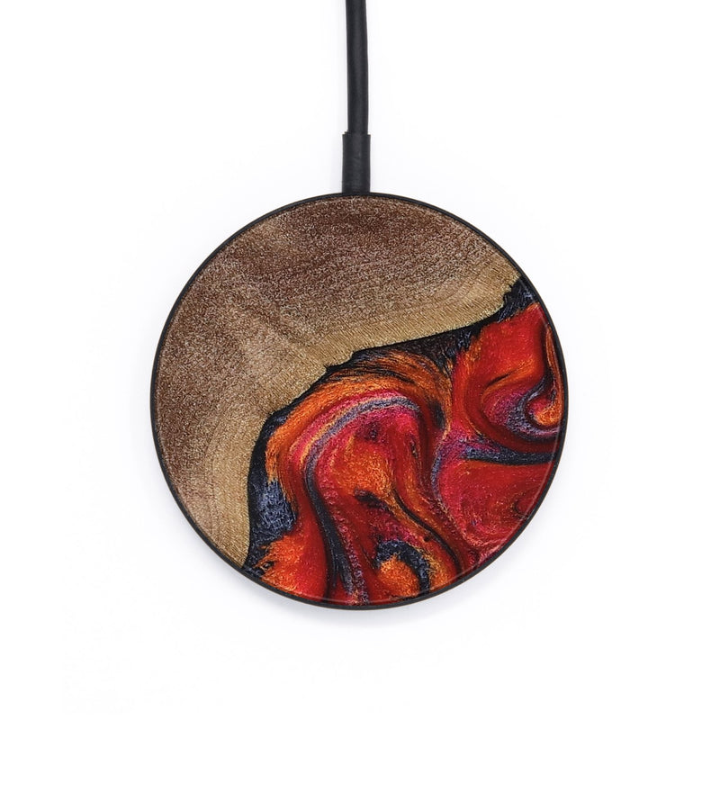 Circle Wood Wireless Charger - Jakari (Red, 827422)
