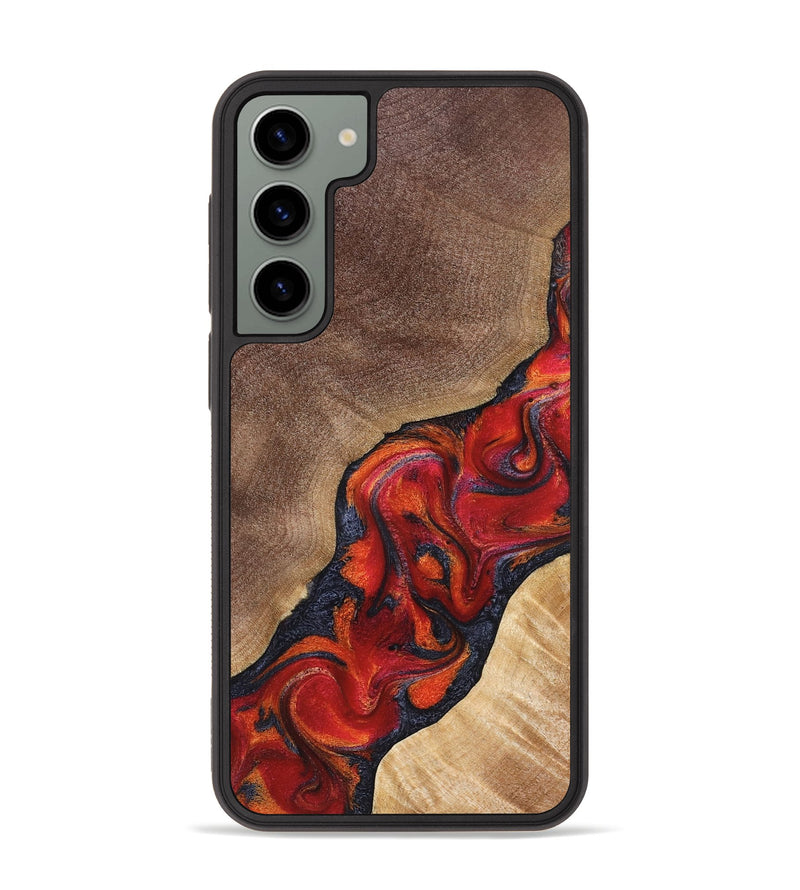 Galaxy S23 Plus Wood Phone Case - Jakari (Red, 827422)