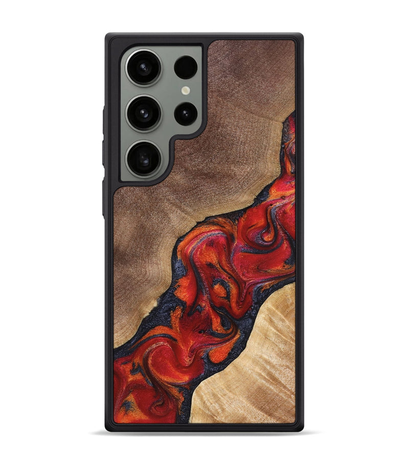 Galaxy S24 Ultra Wood Phone Case - Jakari (Red, 827422)