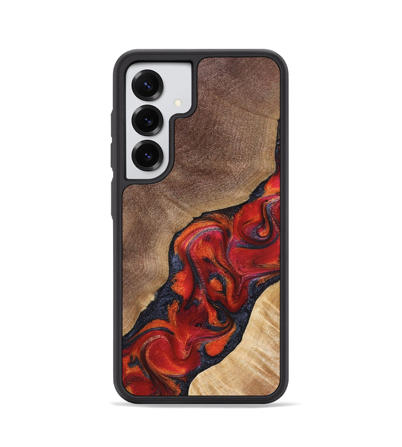 Galaxy S25 Wood Phone Case - Jakari (Red, 827422)