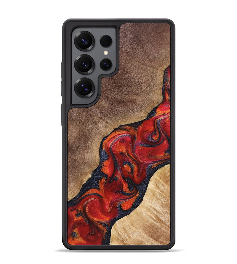Galaxy S25 Ultra Wood Phone Case - Jakari (Red, 827422)