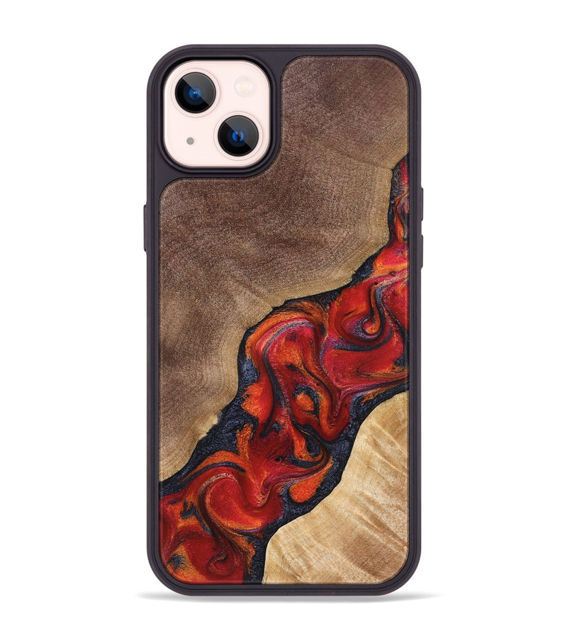 iPhone 14 Plus Wood Phone Case - Jakari (Red, 827422)