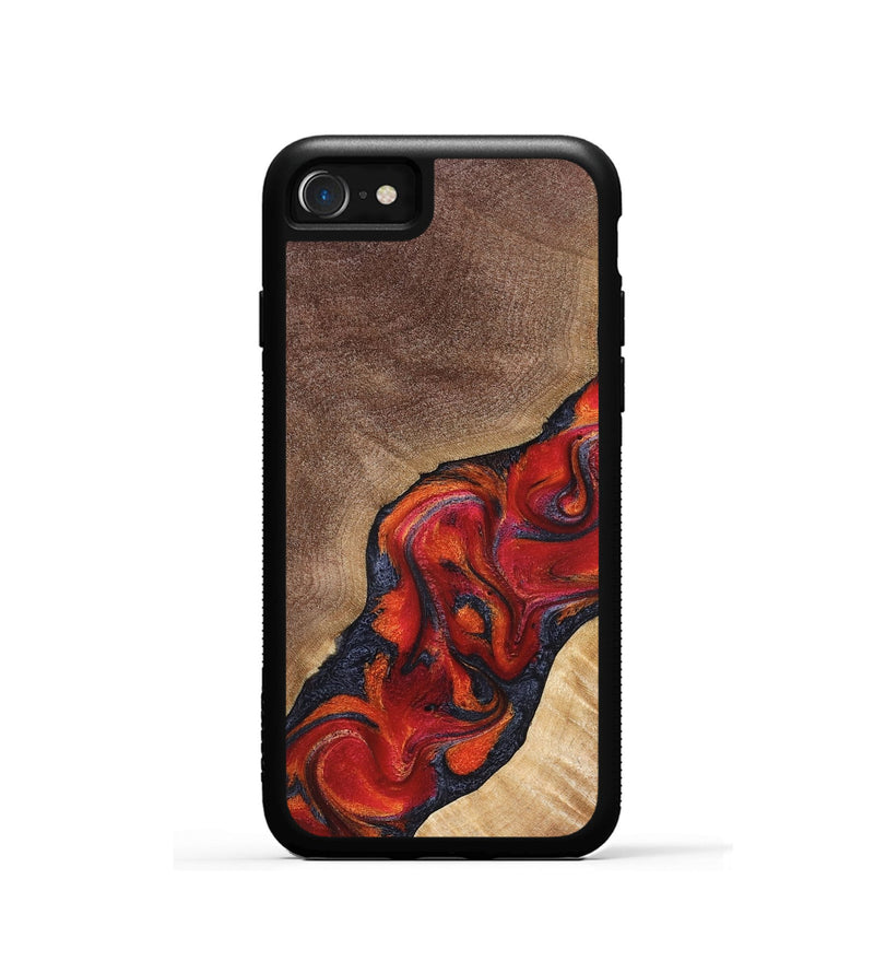 iPhone SE Wood Phone Case - Jakari (Red, 827422)