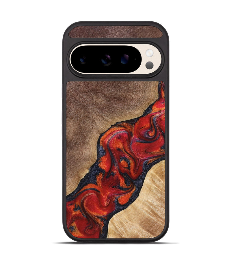 Pixel 10 Wood Phone Case - Jakari (Red, 827422)