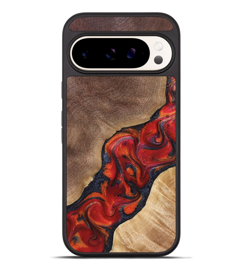 Pixel 9 Pro XL Wood Phone Case - Jakari (Red, 827422)