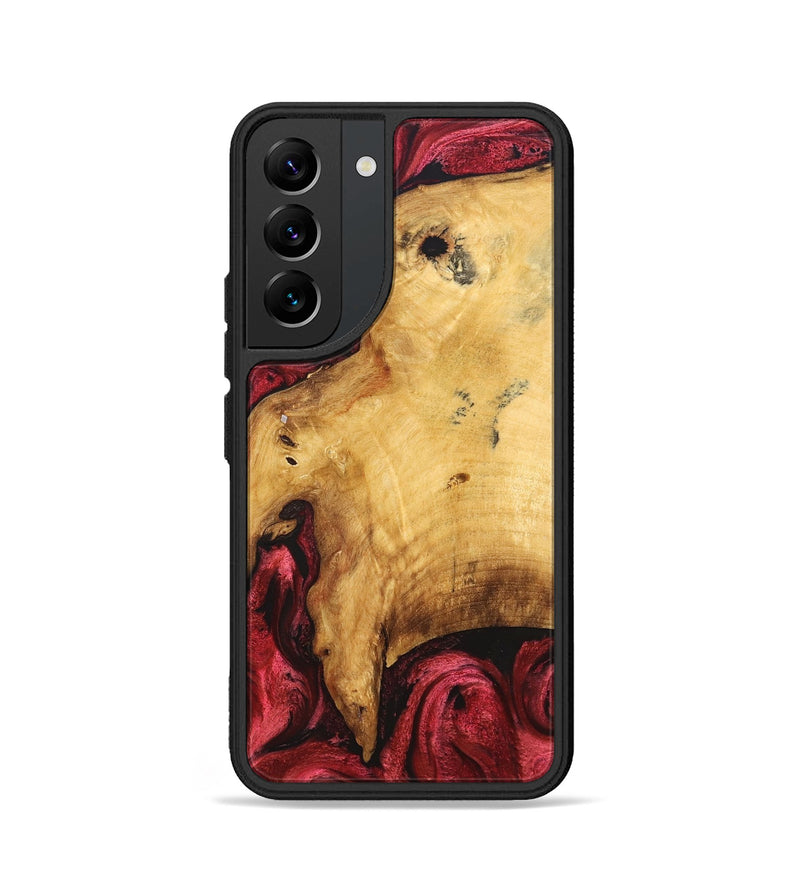 Galaxy S22 Wood Phone Case - Elmore (Red, 827423)