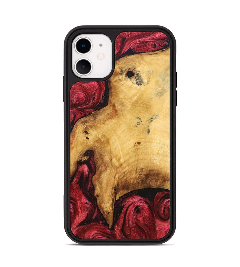 iPhone 11 Wood Phone Case - Elmore (Red, 827423)