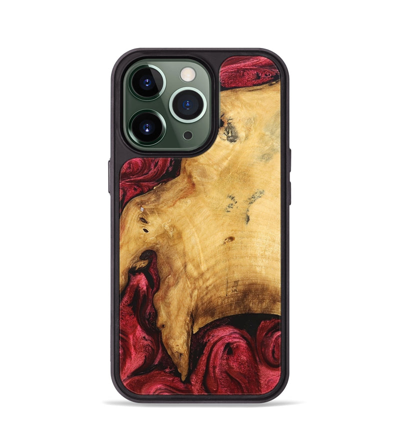 iPhone 13 Pro Wood Phone Case - Elmore (Red, 827423)