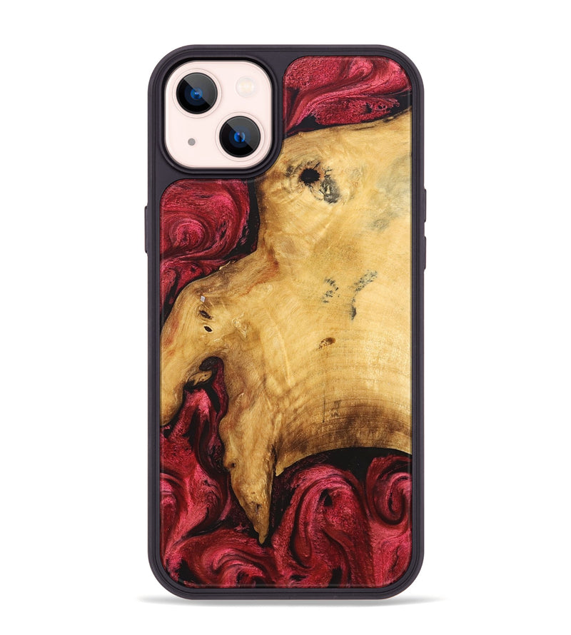 iPhone 14 Plus Wood Phone Case - Elmore (Red, 827423)