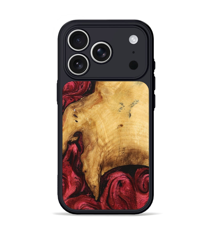iPhone 17 Pro Wood Phone Case - Elmore (Red, 827423)