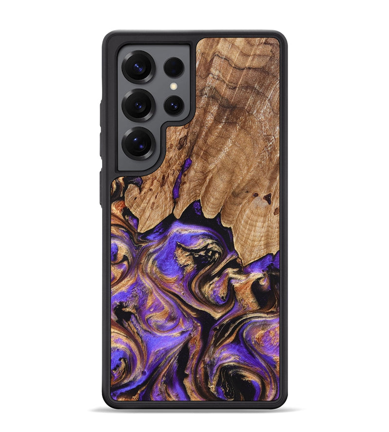 Galaxy S25 Ultra Wood Phone Case - Shelly (Purple, 827424)