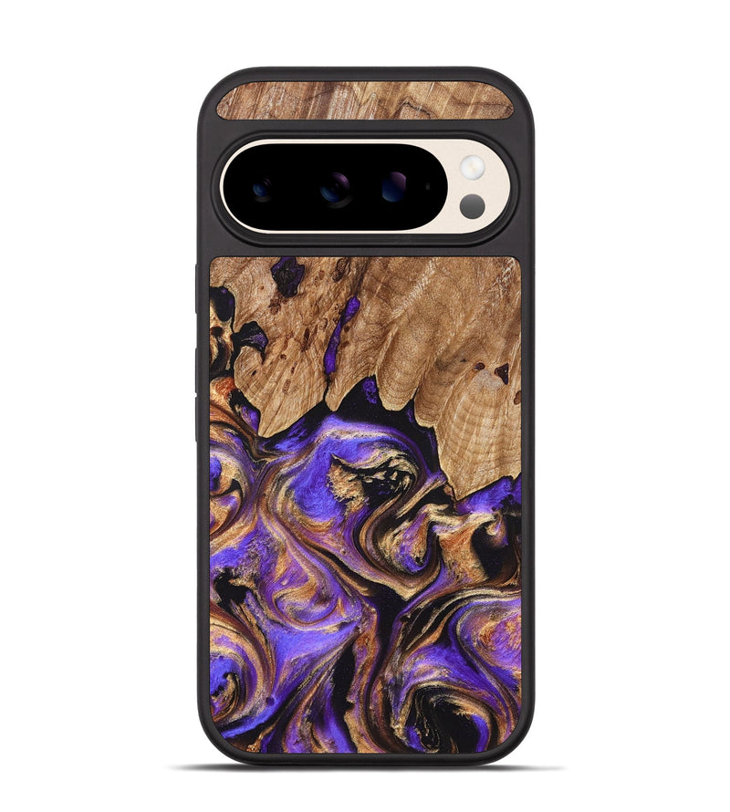 Pixel 10 Wood Phone Case - Shelly (Purple, 827424)