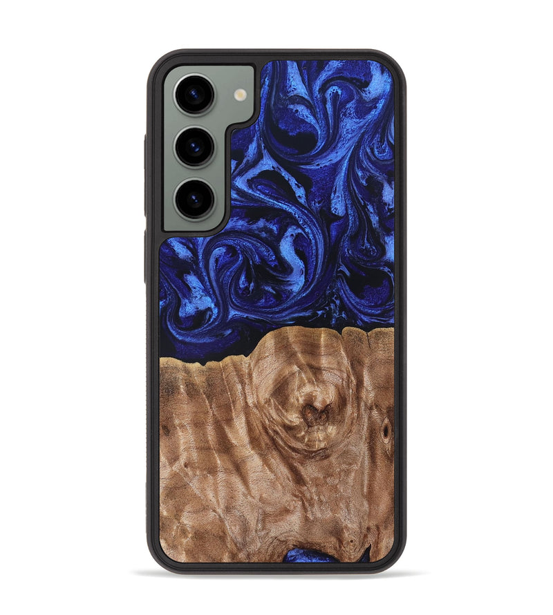 Galaxy S23 Plus Wood Phone Case - Madisen (Blue, 827425)