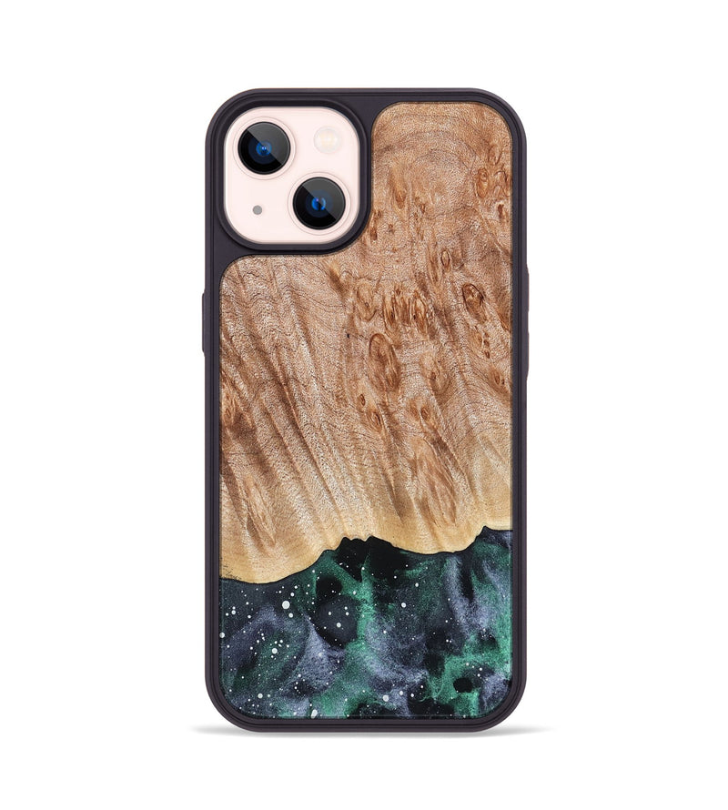 iPhone 14 Wood Phone Case - Celeste (Cosmos, 827426)