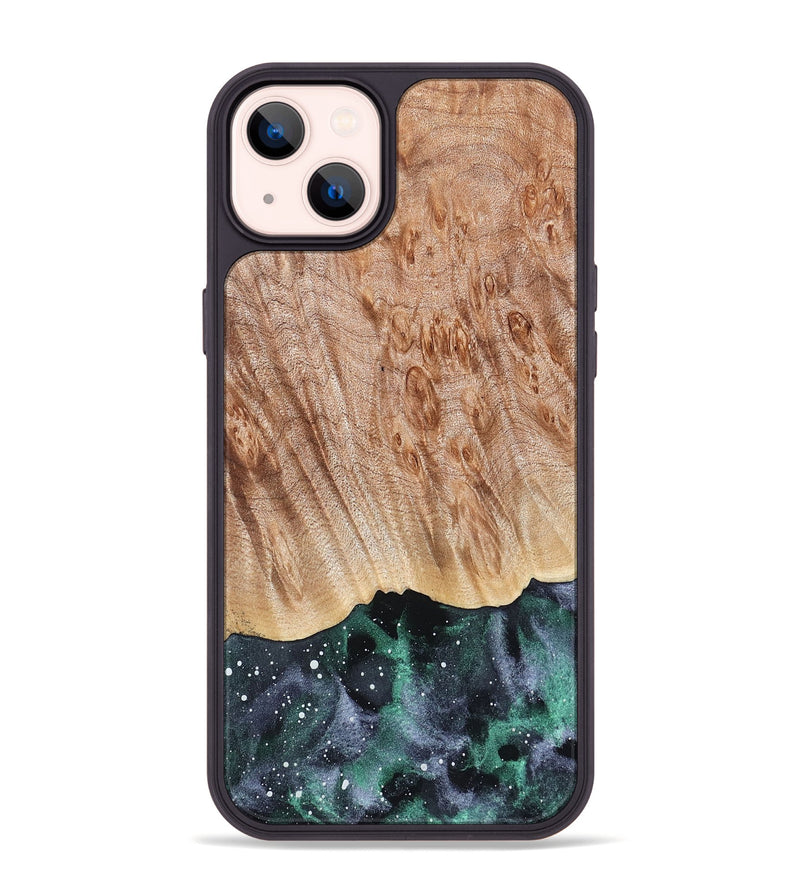 iPhone 14 Plus Wood Phone Case - Celeste (Cosmos, 827426)