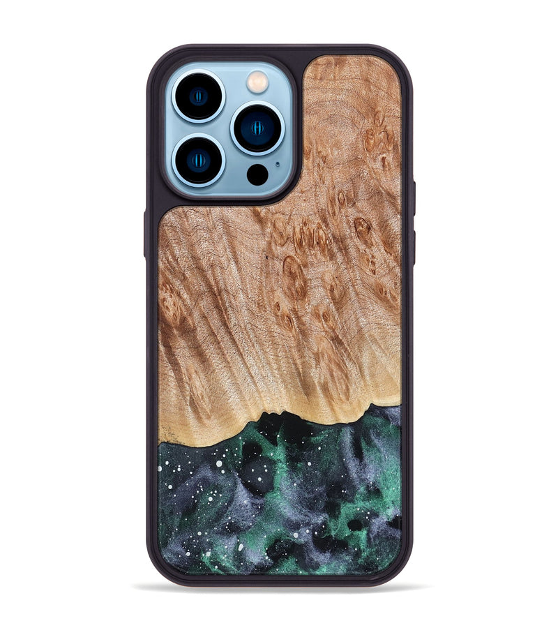 iPhone 14 Pro Max Wood Phone Case - Celeste (Cosmos, 827426)
