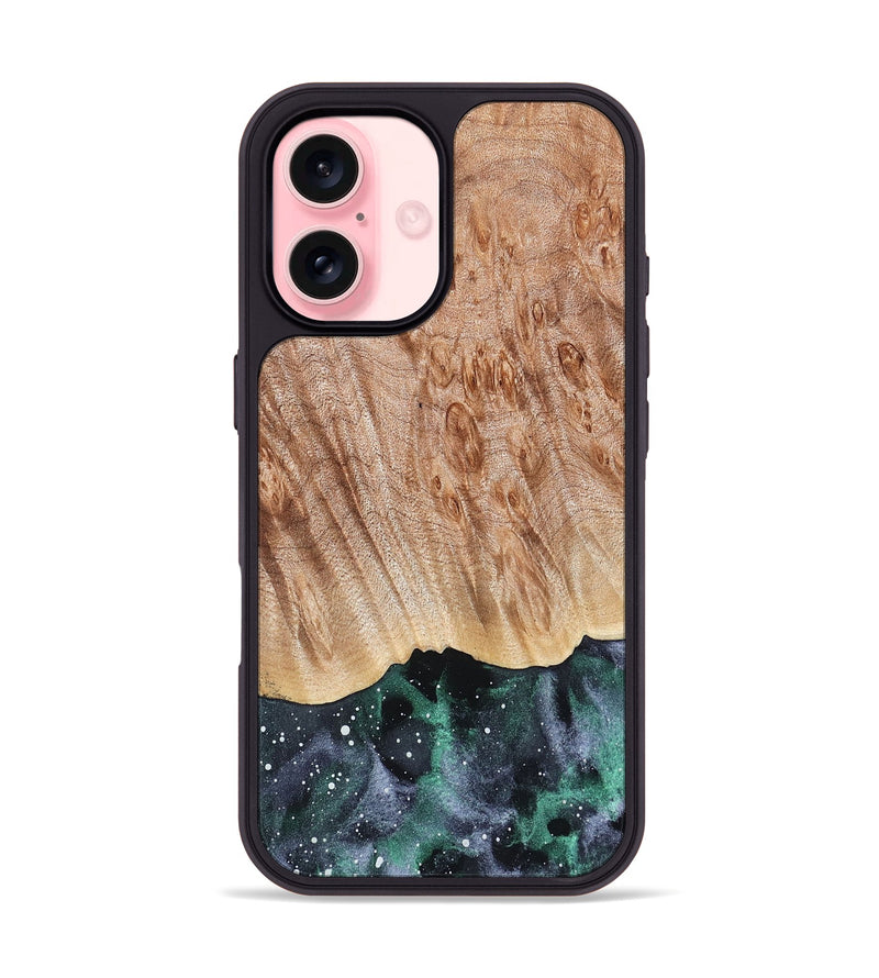 iPhone 16 Wood Phone Case - Celeste (Cosmos, 827426)