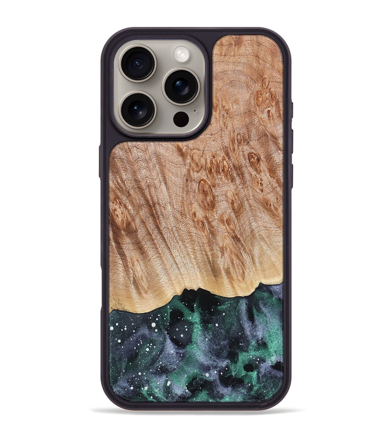 iPhone 16 Pro Max Wood Phone Case - Celeste (Cosmos, 827426)