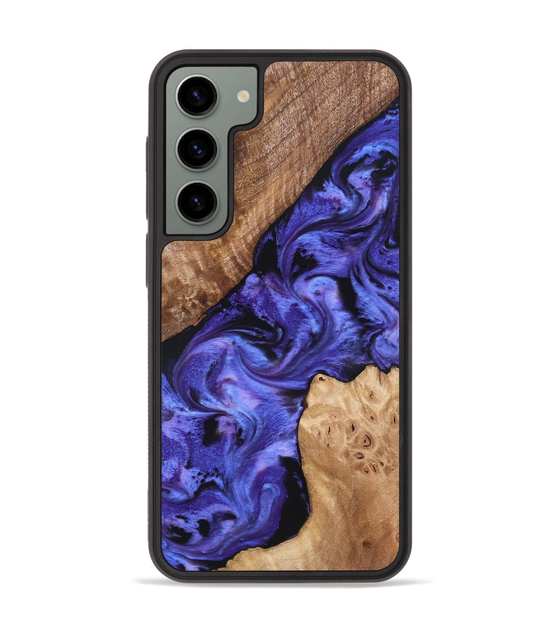 Galaxy S23 Plus Wood Phone Case - Amber (Purple, 827428)