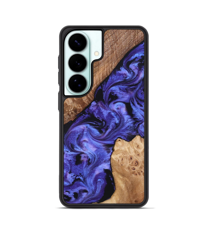 Galaxy S26 Wood Phone Case - Amber (Purple, 827428)