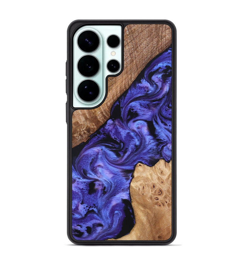 Galaxy S26 Ultra Wood Phone Case - Amber (Purple, 827428)