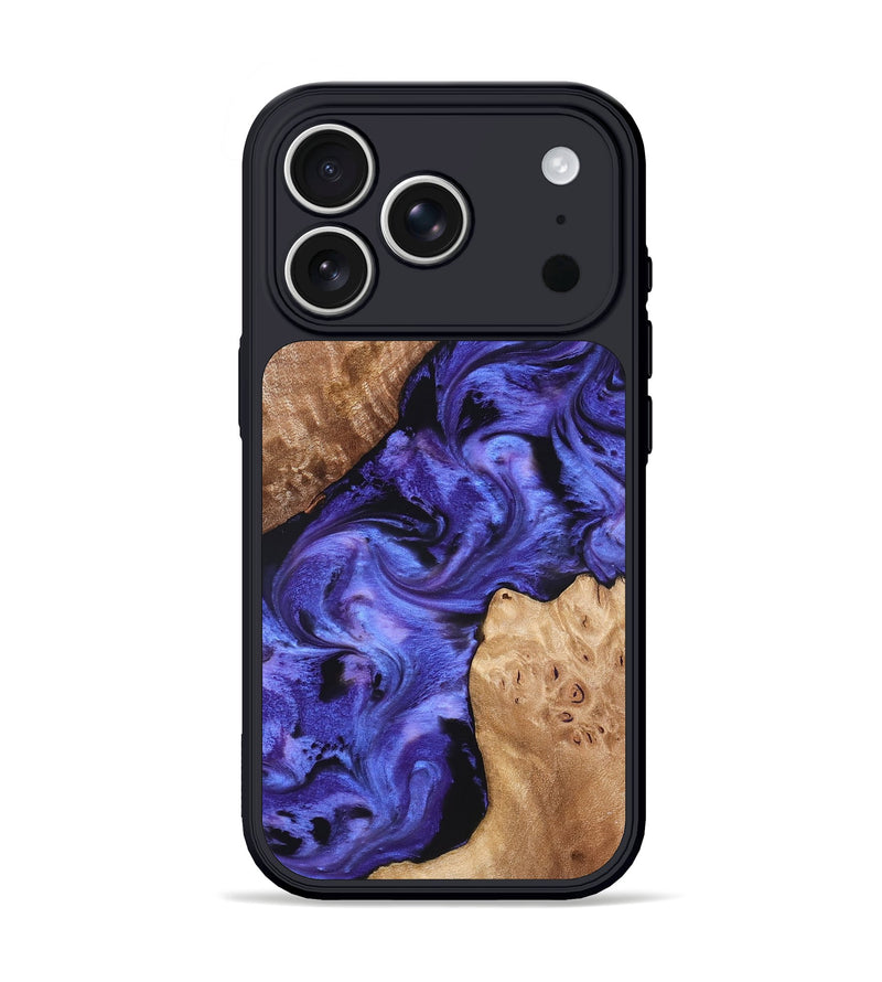 iPhone 17 Pro Wood Phone Case - Amber (Purple, 827428)