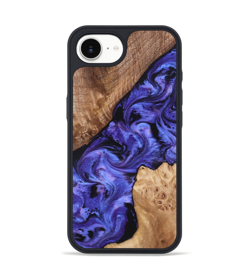 iPhone 17e Wood Phone Case - Amber (Purple, 827428)