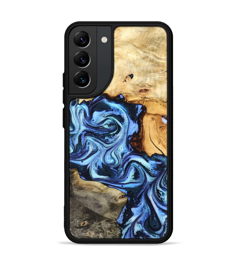Galaxy S22 Plus Wood Phone Case - Bud (Blue, 827429)